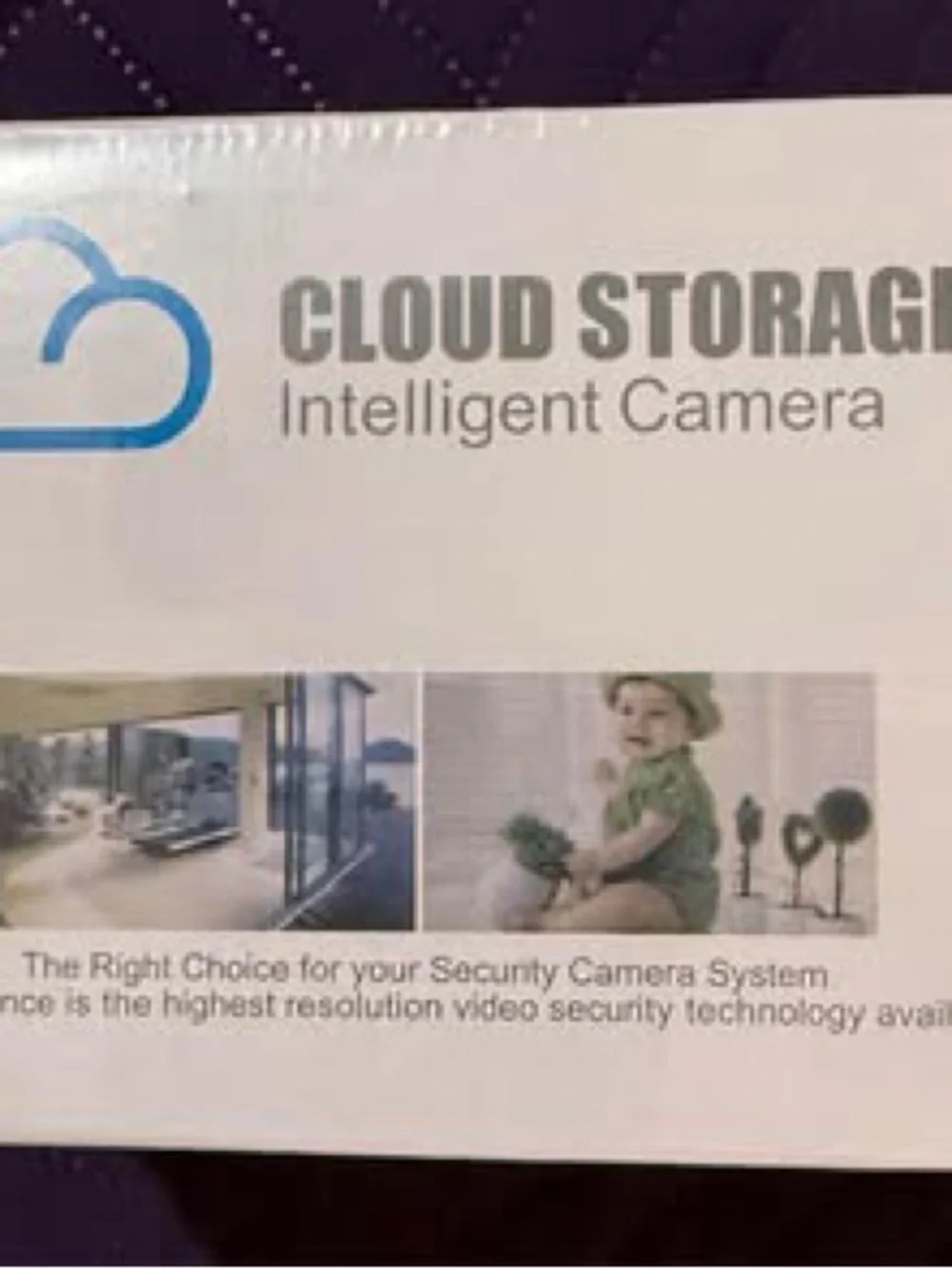 Cloud Storage Intelligent Camera 1080P Indoor Security Camera w/Motion Detection